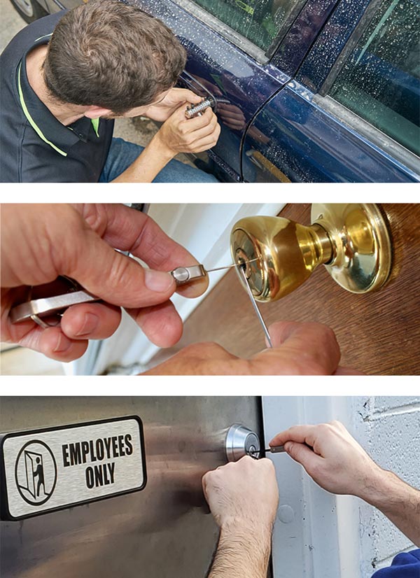 Unlock service for cars, homes, and businesses